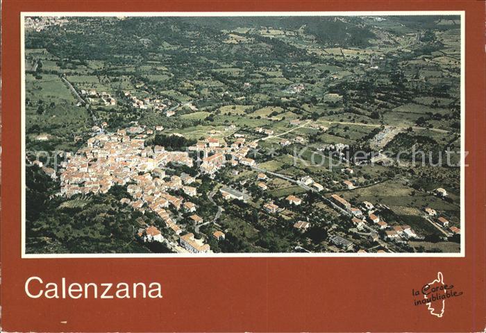 Calenzana Vue generale aerienne