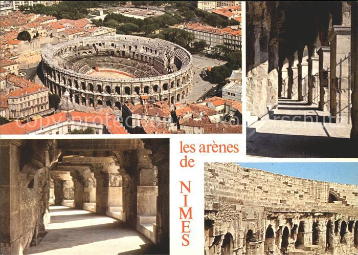 Nimes Les arenes Galerie voutee Rez de chauss