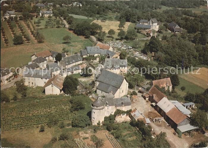 Chartrier-Ferriere Vue aerienne Commune adherente au Syndicat Intercommunal