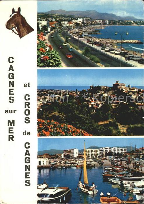 Cagnes-sur-Mer et Cros de Cagnes Le Boulevard et la plage Le Port