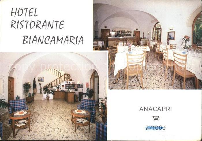 Anacapri Hotel Ristorante Biancamaria Details