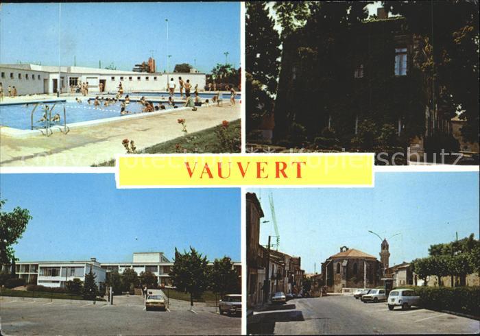 Vauvert La piscine La mairie La maison de retraite Centre ville