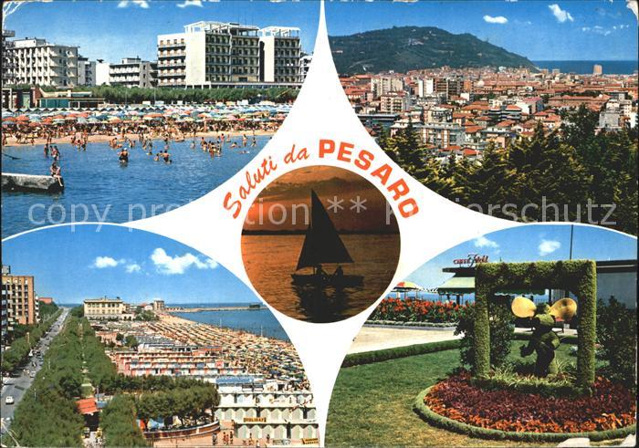 Pesaro Panorama Strand Park Segelpartie