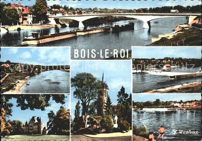 Bois-le-Roi Seine-et-Marne La Seine au pont de Chartrette La maiso