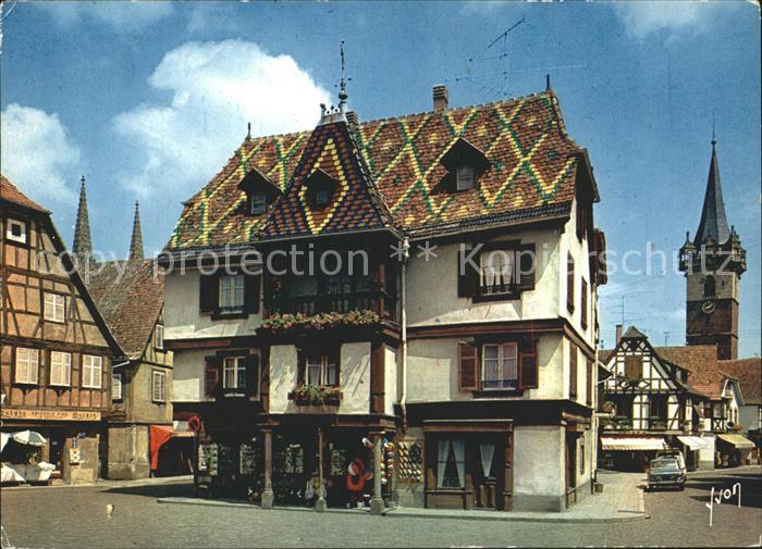 Obernai Bas Rhin Place de L'Etoile Une Maison pittoresque