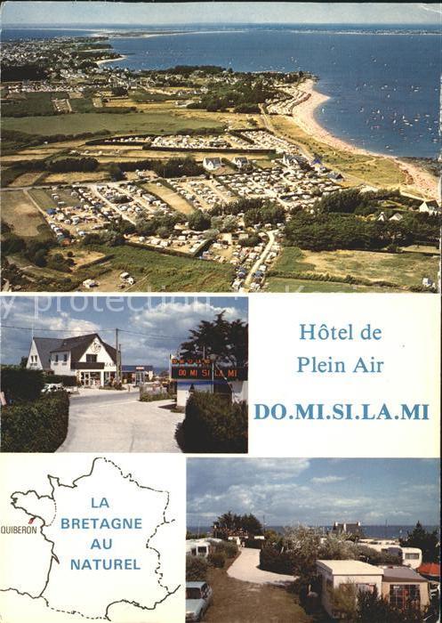 Quiberon Morbihan Hotel de Plein Air Vue aerienne