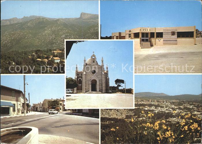Roquefort-la-Bedoule Panorama Dorfpartie Kirche