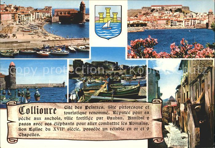 Collioure Le Port Le Chateau des Templiers Vieille Rue Pittoresque