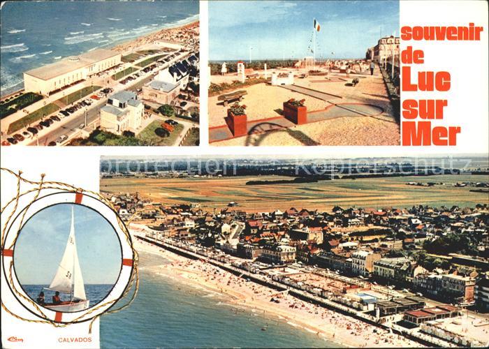 Luc-sur-Mer Strandpartien Fliegeraufnahme