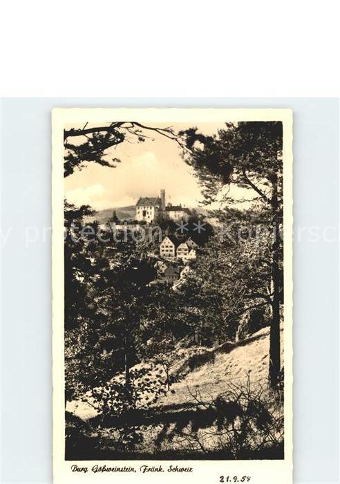 Goessweinstein Burg Goessweinstein