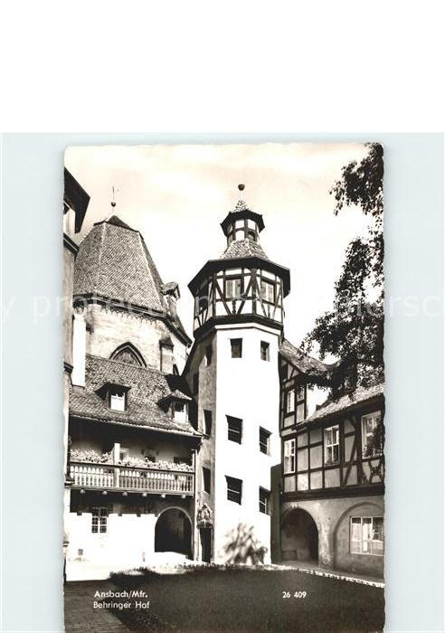 Ansbach Mittelfranken Behringer Hof