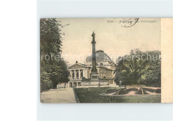 Halle Saale Partie am Stadttheater