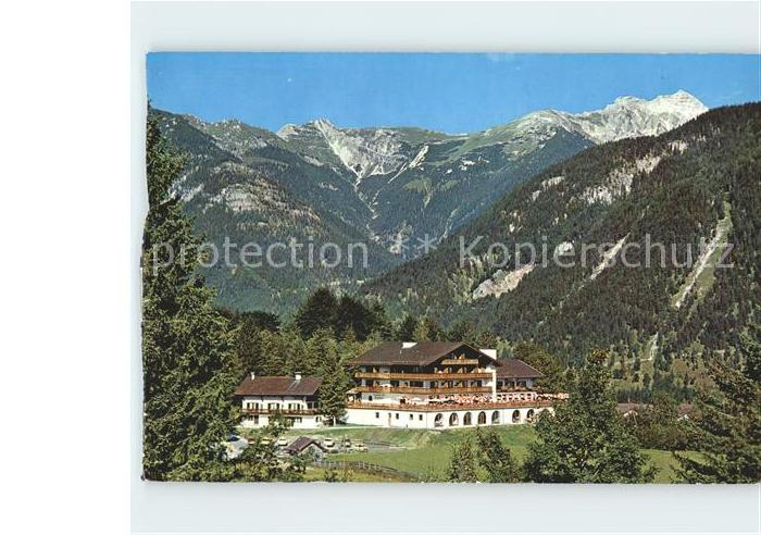 Mittenwald Bayern Berggasthof und Cafe Groebl Alm