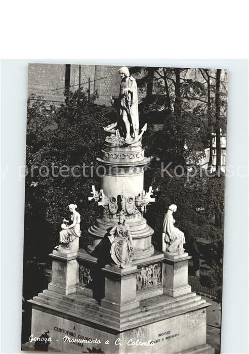 Genova Genua Liguria Monumento a C Colombo