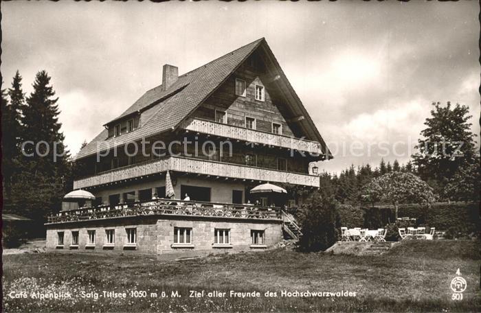 Saig Schwarzwald Titisee Cafe Alpenblick