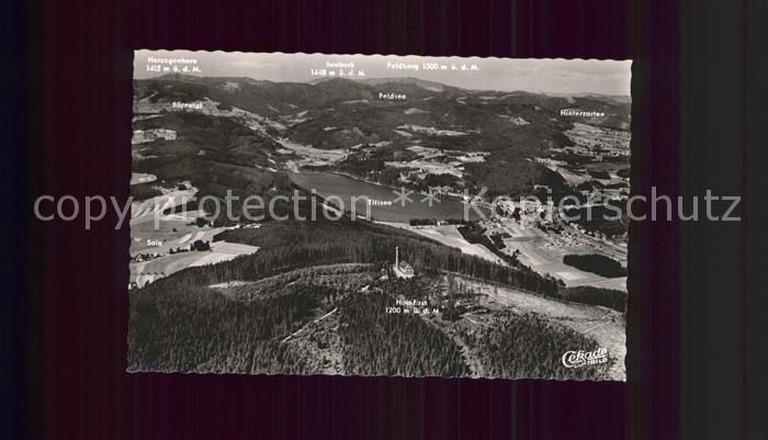 Titisee-Neustadt Fliegeraufnahme ueber Hochfirst