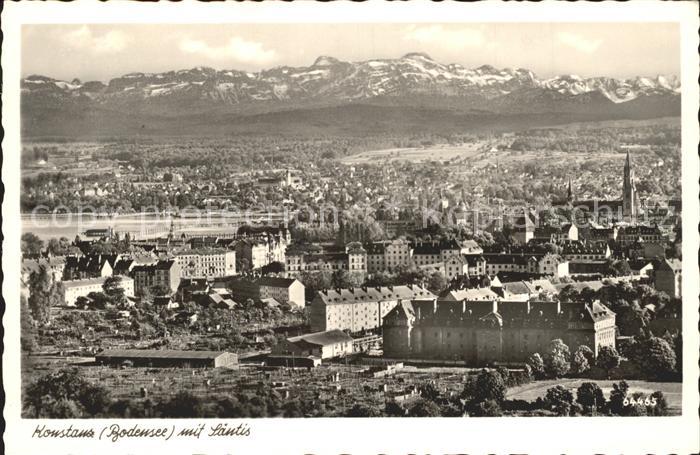 Konstanz Bodensee mit Saentis