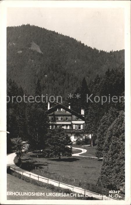 Gutenstein Niederoesterreich Erholungsheim Urgersbach