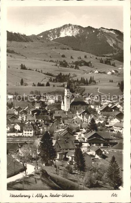 Nesselwang Allgaeu Bayern mit Reuter-Wanne