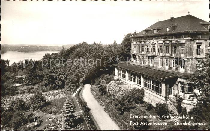 Assenhausen Starnberg Exerzitienhaus Rottmannshoehe mit Starnbergersee