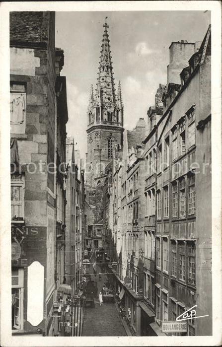 Saint-Malo 35 Grand Rue et Cathedrale
