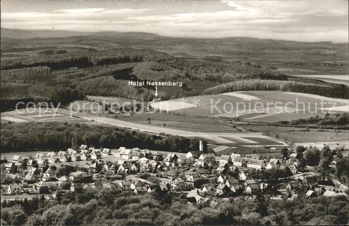 Schieder Fliegeraufnahme Hotel Restaurant Nessenberg