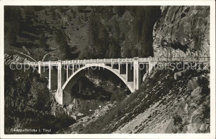 Tirol Region Gaechtpassbruecke