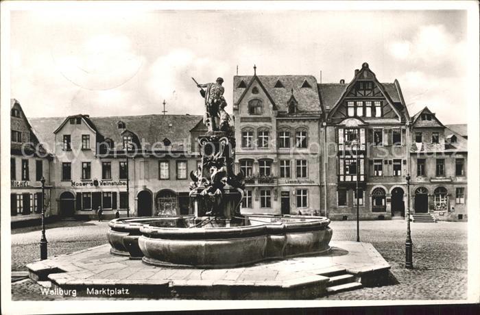 Weilburg Marktplatz Neptunbrunnen