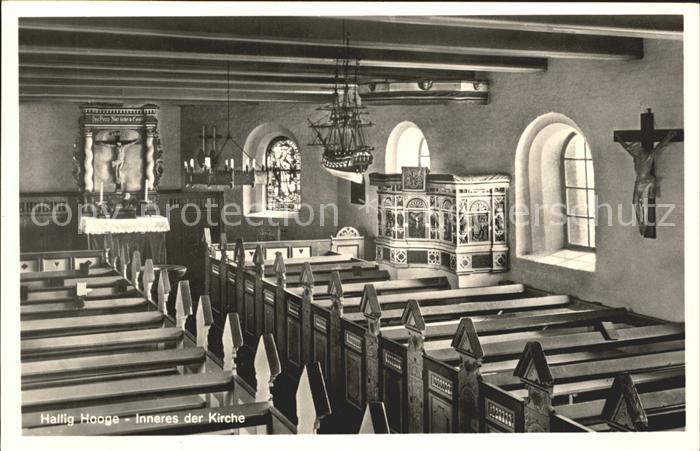 Hallig Hooge Kirche innen