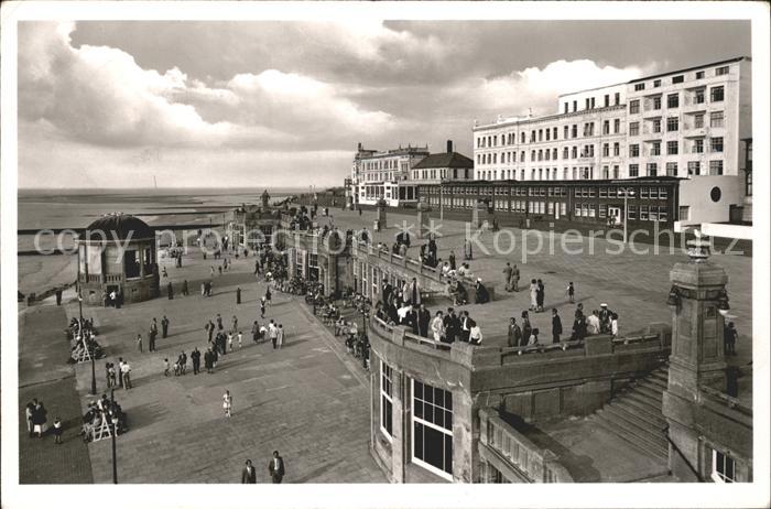 BORKUM Nordseebad Niedersachsen Promenade