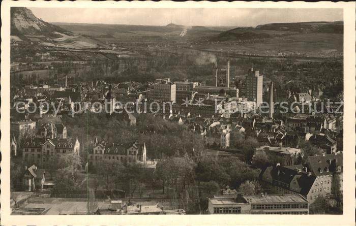 Jena Universitaetsstadt mit Leuchtenburg