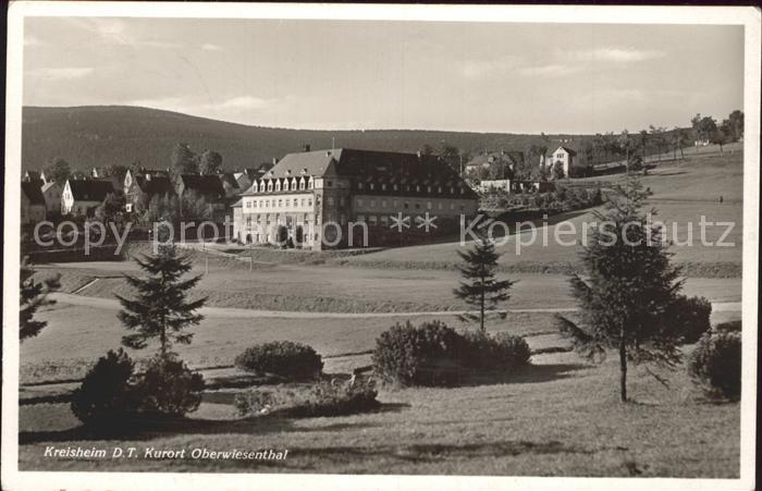 Oberwiesenthal Erzgebirge Kreisheim D. T.