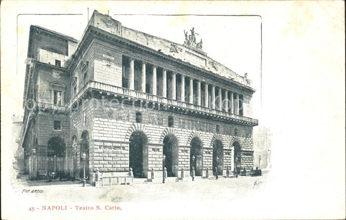 Napoli Neapel Theatro S. Carlo