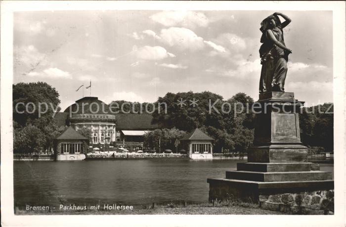 BREMEN  CITY Parkhaus mit Hollersee