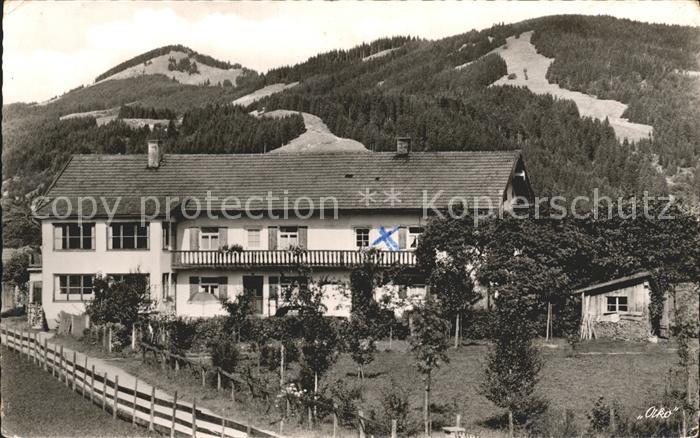 Pfronten Ostallgaeu Bayern Haus Aletsee