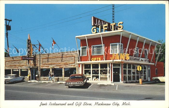 Mackinaw City Jans Restaurant and Gift Shop