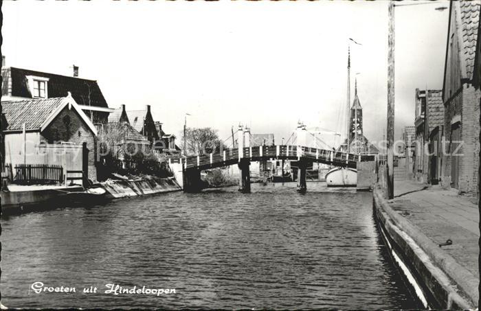 Hindeloopen Kanal Bruecke