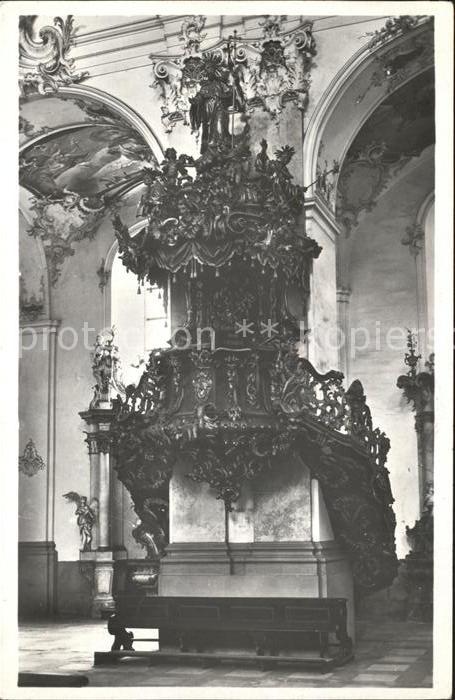 Amorbach Miltenberg Abteikirche Kanzel