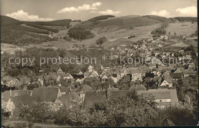 Steinbach-Hallenberg Blick vom Arzberg