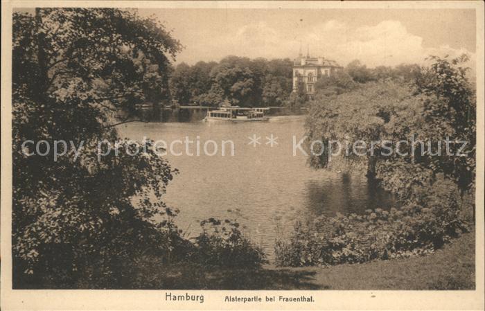 HAMBURG  CITY Altsterpartie bei Frauenthal