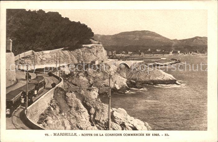 Marseille Bouches-du-Rhone Route de la Corniche