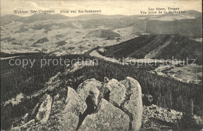 Weisser See Elsass Blick von Seekanzel