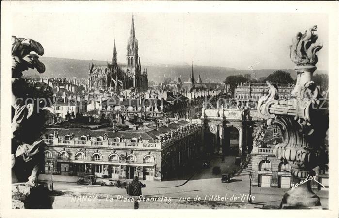 Nancy Lothringen La Place Stanislas Hotel de Ville