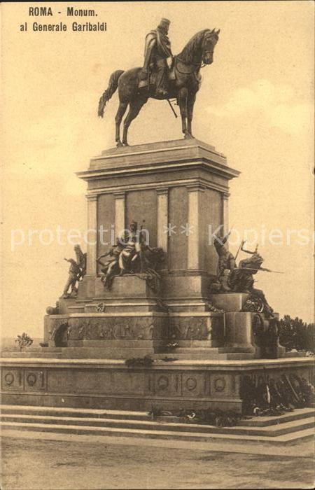 Roma Rom Monum Generali Garibaldi