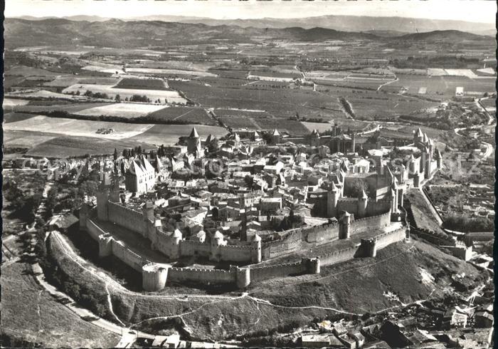 Carcassonne Fliegeraufnahme La Cite