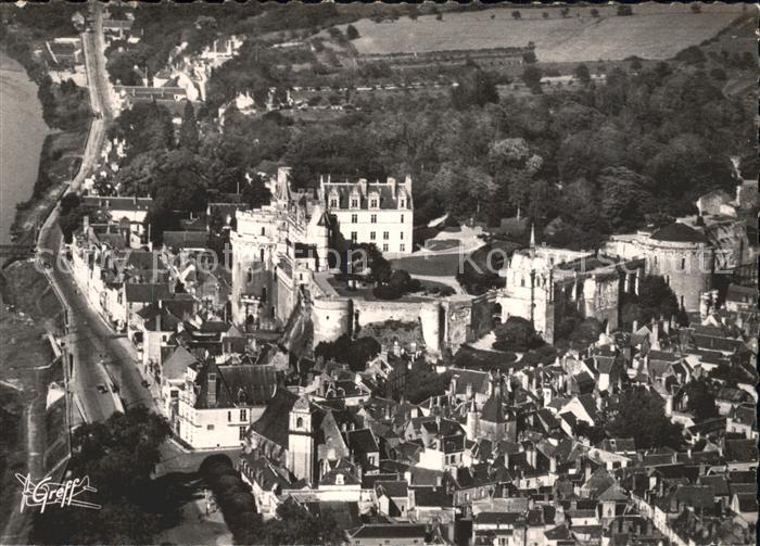 Amboise Fliegeraufnahme Chapelle Saint Hubert Loire