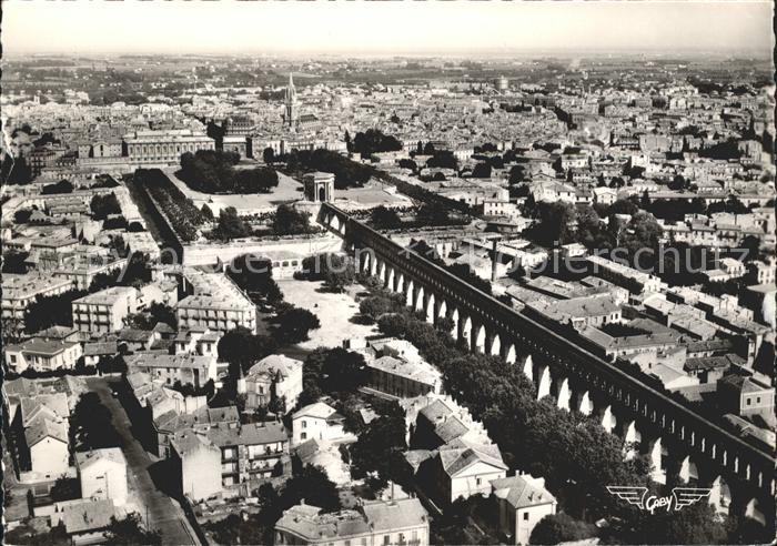 Montpellier Herault Fliegeraufnahme Aqueduc Saint Clement