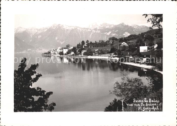Evian-les-Bains Haute Savoie Seeansicht