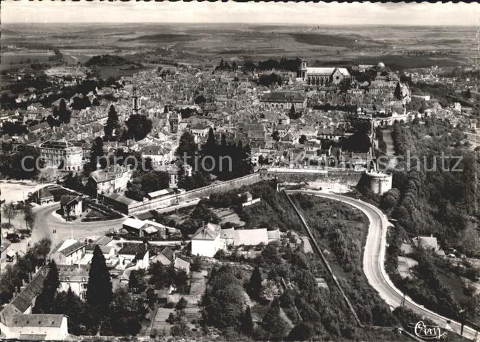 Langres Fliegeraufnahme Partie des Remparts