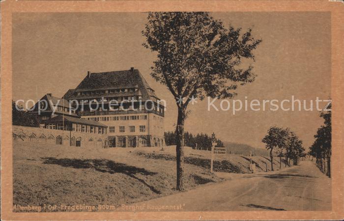 Altenberg Dippoldiswalde Berghof Raupennest